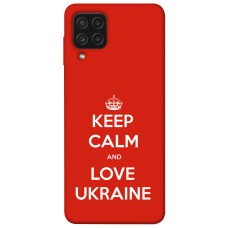 TPU чехол Demsky Keep calm and love Ukraine для Samsung Galaxy A22 4G