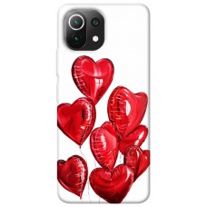 TPU чохол Demsky Heart balloons для Xiaomi Mi 11 Lite