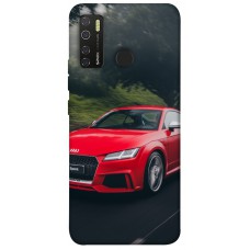 TPU чехол Demsky Red Audi для TECNO Spark 5 Pro