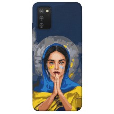 TPU чехол Demsky Faith in Ukraine 7 для Samsung Galaxy A03s