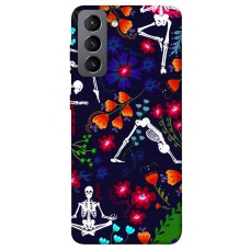 TPU чохол Demsky Yoga skeletons для Samsung Galaxy S21 FE