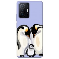 TPU чохол Demsky Penguin family для Xiaomi 11T / 11T Pro
