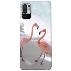 TPU чохол Demsky Flamingos для Xiaomi Redmi Note 10 5G