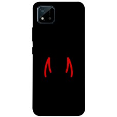 TPU чехол Demsky Red horns для Realme C11 (2021)