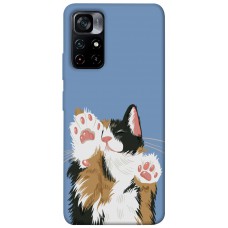 TPU чохол Demsky Funny cat для Xiaomi Poco M4 Pro 5G