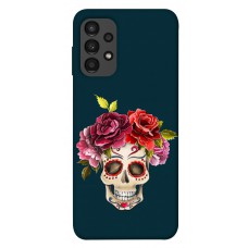 TPU чехол Demsky Flower skull для Samsung Galaxy A13 4G