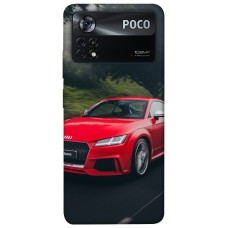 TPU чохол Demsky Red Audi для Xiaomi Poco X4 Pro 5G