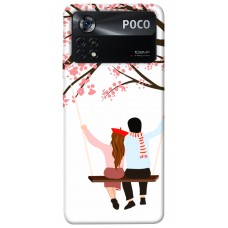 TPU чохол Demsky Закохана парочка для Xiaomi Poco X4 Pro 5G