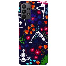 TPU чохол Demsky Yoga skeletons для Samsung Galaxy A23 4G