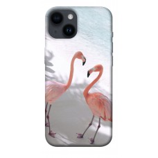 TPU чохол Demsky Flamingos для Apple iPhone 14 (6.1")