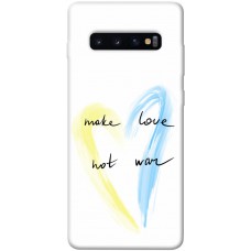 TPU чохол Demsky Make love not war для Samsung Galaxy S10+