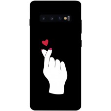 TPU чохол Demsky Сердце в руке для Samsung Galaxy S10+
