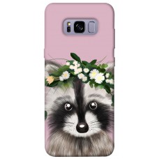 TPU чохол Demsky Raccoon in flowers для Samsung G955 Galaxy S8 Plus