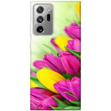TPU чохол Demsky Красочные тюльпаны для Samsung Galaxy Note 20 Ultra