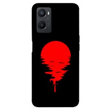 TPU чехол Demsky Red Moon для Oppo A96