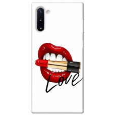 TPU чохол Demsky Красные губы для Samsung Galaxy Note 10