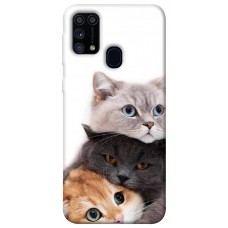 TPU чохол Demsky Три кота для Samsung Galaxy M31