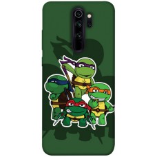 TPU чохол Demsky Green turtles для Xiaomi Redmi Note 8 Pro