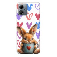 TPU чохол Demsky Animals love 1 для Motorola Moto G14