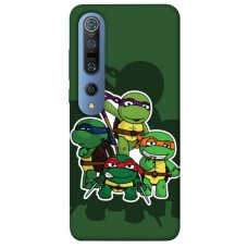 TPU чехол Demsky Green turtles для Xiaomi Mi 10 / Mi 10 Pro