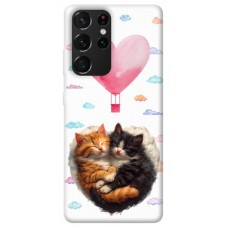 TPU чохол Demsky Animals love 3 для Samsung Galaxy S21 Ultra