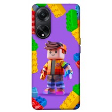 TPU чохол Demsky Colorful constructor для Oppo A58 4G