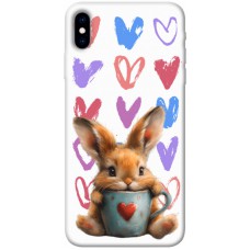 TPU чохол Demsky Animals love 1 для Apple iPhone X (5.8")