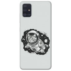 TPU чехол Demsky Кіт космонавт для Samsung Galaxy A51