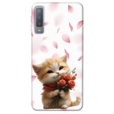 TPU чехол Demsky Animals love 2 для Samsung A750 Galaxy A7 (2018)