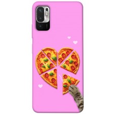 TPU чохол Demsky Pizza Love для Xiaomi Redmi Note 10 5G