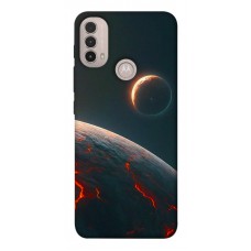 TPU чехол Demsky Lava planet для Motorola Moto E40