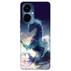 TPU чехол Demsky Дракон для TECNO Camon 19 (CI6n) / 19 Pro (CI8n)