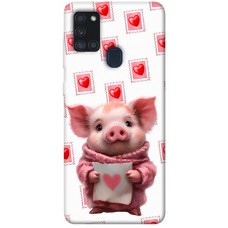 TPU чохол Demsky Animals love 6 для Samsung Galaxy A21s