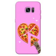 TPU чехол Demsky Pizza Love для Samsung G935F Galaxy S7 Edge