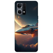 TPU чохол Demsky Spaceship для Oppo Reno 7 4G