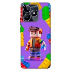 TPU чохол Demsky Colorful constructor для Realme C53