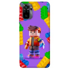 TPU чохол Demsky Colorful constructor для Xiaomi Redmi Note 10 / Note 10s