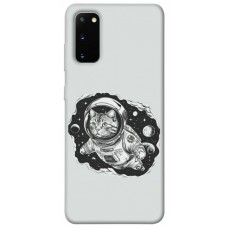 TPU чехол Demsky Кіт космонавт для Samsung Galaxy S20