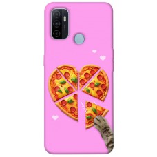 TPU чохол Demsky Pizza Love для Oppo A53 / A32 / A33