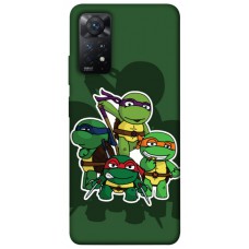 TPU чохол Demsky Green turtles для Xiaomi Redmi Note 11 Pro 4G/5G