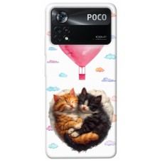 TPU чехол Demsky Animals love 3 для Xiaomi Poco X4 Pro 5G