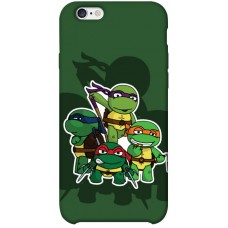 TPU чохол Demsky Green turtles для Apple iPhone 6/6s plus (5.5")