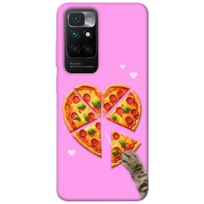 TPU чехол Demsky Pizza Love для Xiaomi Redmi 10