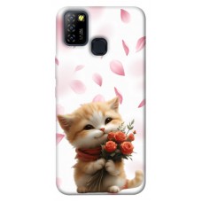 TPU чохол Demsky Animals love 2 для Infinix Hot 10 Lite