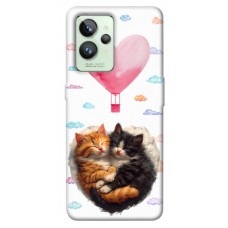 TPU чехол Demsky Animals love 3 для Realme GT2