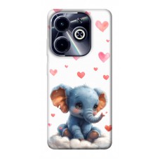 TPU чехол Demsky Animals love 7 для Infinix Hot 40i