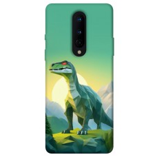 TPU чехол Demsky Динозавр для OnePlus 8