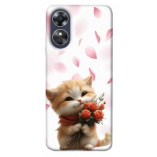 TPU чохол Demsky Animals love 2 для Oppo A17