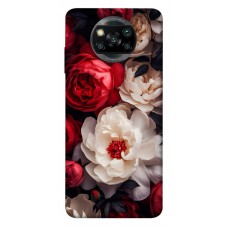 TPU чехол Demsky Velvet roses для Xiaomi Poco X3 NFC / Poco X3 Pro