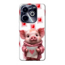 TPU чехол Demsky Animals love 6 для Infinix Hot 40i